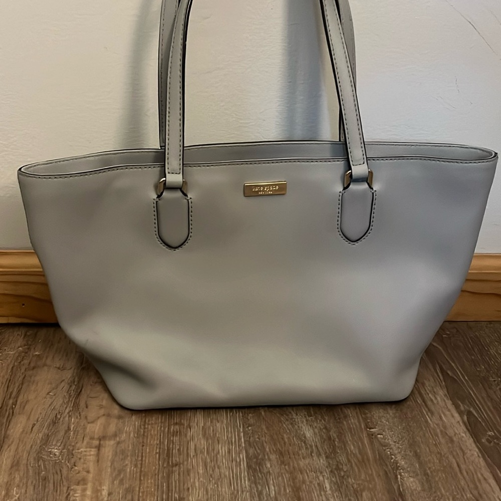 Grey kate spade tote bag!